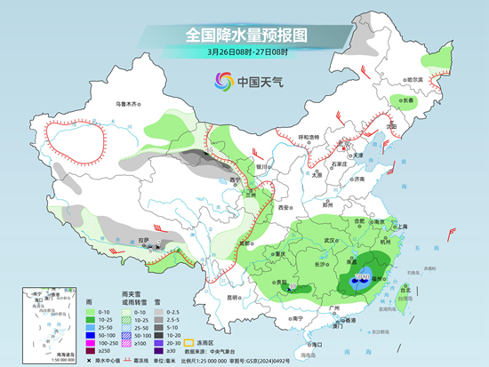 江南华南累计雨量大_北京天气预报_未来三天南方连阴雨