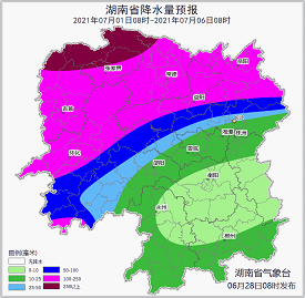 湖南近期天气情况_湖南暴雨预警发布情况_长沙天气预报