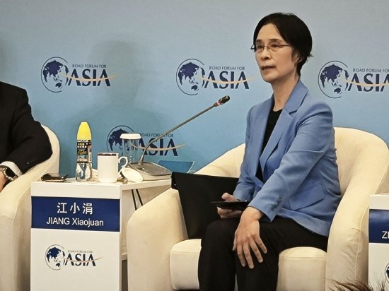 江小涓呼吁中欧加强足球领域合作，中国男足水平令人遗憾